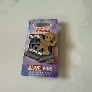 Disney Rewards Visa Marvel Guardians Baby GROOT Mixed Tape Pin Limited Release